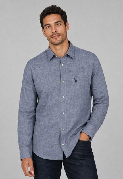 Camisa U.S. POLO ASSN. Gris