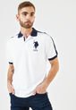 Camiseta Polo Blanco-Azul Us Polo Assn de US Polo Assn