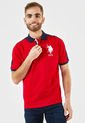 Camiseta Polo Rojo-Azul Us Polo Assn de US Polo Assn