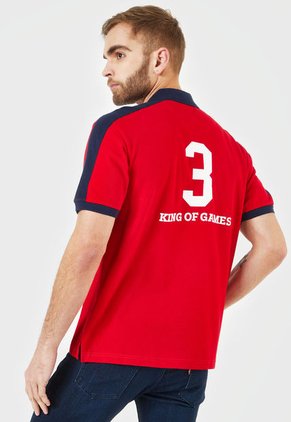 Camiseta Polo Rojo-Azul Us Polo Assn