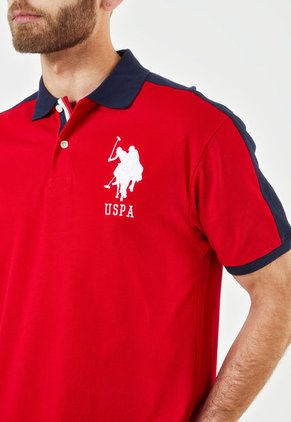 Camiseta Polo Rojo-Azul Us Polo Assn