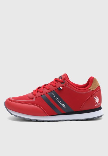 Tenis Lifestyle Rojo-Navy-Blanco Us Polo Assn