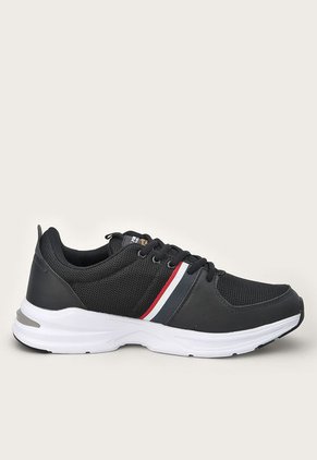 Tenis Lifestyle Negro-Blanco-Rojo Us Polo Assn