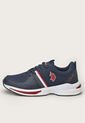 Tenis Lifestyle Azul Navy-Rojo-Blanco Us Polo Assn de US Polo Assn