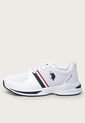 Tenis Lifestyle Blanco-Azul Navy-Rojo Us Polo Assn de US Polo Assn