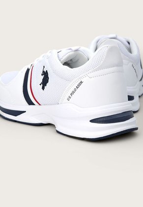 Tenis Lifestyle Blanco-Azul Navy-Rojo Us Polo Assn