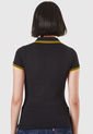 Camiseta Polo Negro-Amarillo Us Polo Assn de US Polo Assn
