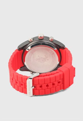 Reloj Gris-Rojo Us Polo Assn
