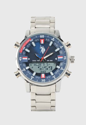 Reloj U.S. POLO ASSN. Plateado US Polo Assn