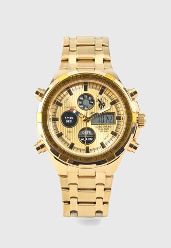 Reloj U.S. POLO ASSN. Dorado US Polo Assn