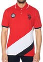 Polo Rojo-Blanco-Azul Us Polo Assn de US Polo Assn