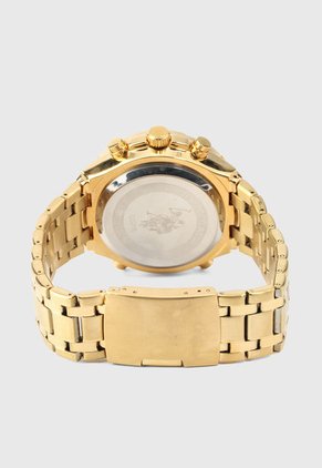 Reloj U.S. POLO ASSN. Dorado