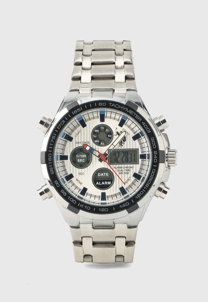 Reloj Blanco-Platedo Us Polo Assn