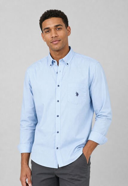 Camisa U.S. POLO ASSN. Celeste