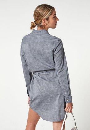 Vestido Corto Gris Us Polo Assn