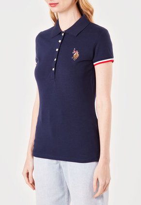 Polo Azul-Blanco-Rojo Us Polo Assn
