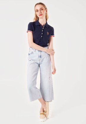 Polo Azul-Blanco-Rojo Us Polo Assn