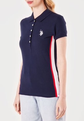 Polo Azul-Blanco-Rojo Us Polo Assn