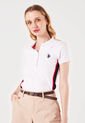 Polo Blanco-Azul-Rojo Us Polo Assn de US Polo Assn
