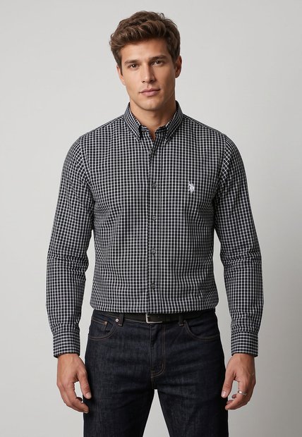 Camisa U.S. POLO ASSN. Negro