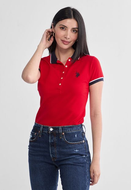 Polo Rojo-Azul Navy-Blanco US POLO ASSN