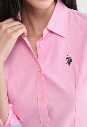 Camisa U.S. POLO ASSN. Rosa
