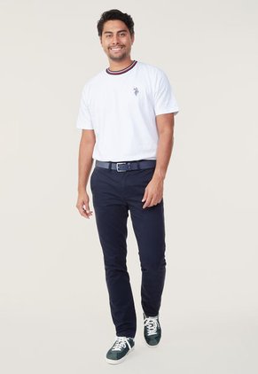 Camiseta Blanco-Azul Navy-Rojo Us Polo Assn