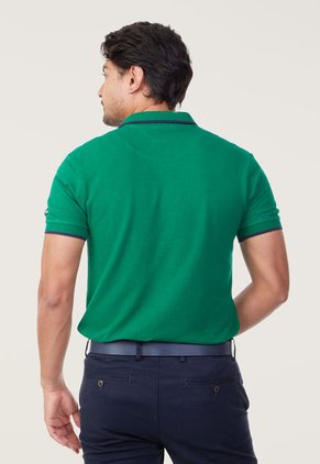 Polo Verde-Azul Navy Us Polo Assn