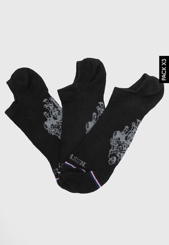 Medias X3 U.S. POLO ASSN. Negro US Polo Assn