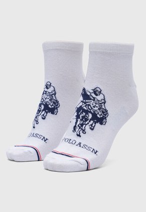 Medias X3 U.S. POLO ASSN. Blanco