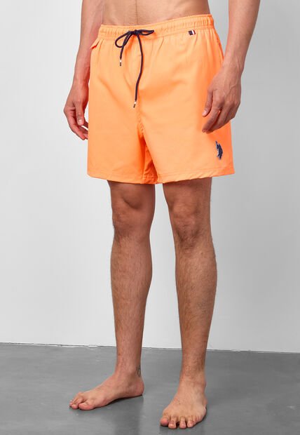 Traje de Baño U.S. POLO ASSN. Naranja Neón