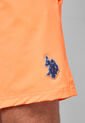 Traje de Baño U.S. POLO ASSN. Naranja Neón de US Polo Assn