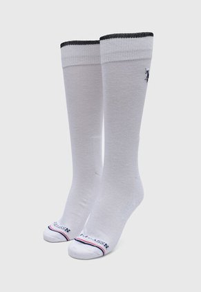 Medias X3 U.S. POLO ASSN. Blanco