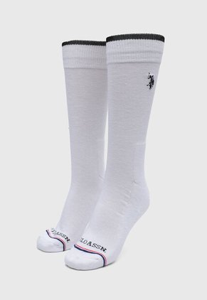 Medias X3 U.S. POLO ASSN. Blanco
