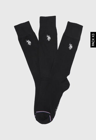 Medias X3 U.S. POLO ASSN. Negro US Polo Assn
