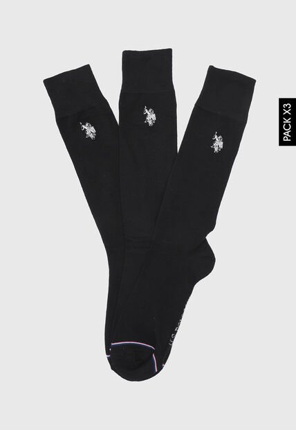 Medias X3 U.S. POLO ASSN. Negro