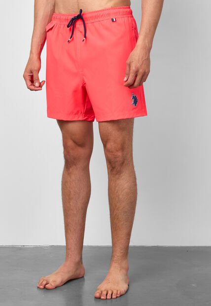 Traje de Baño U.S. POLO ASSN. Fucsia Neón