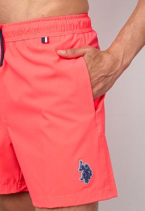 Traje de Baño U.S. POLO ASSN. Fucsia Neón