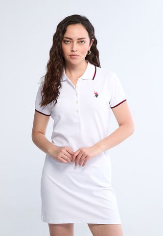 Vestido U.S. POLO ASSN. Blanco US Polo Assn