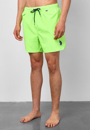 Traje de Baño U.S. POLO ASSN. Verde Neón