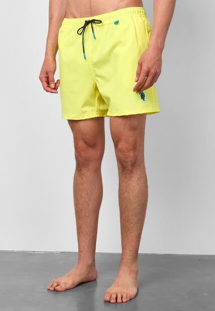 Traje de Baño U.S. POLO ASSN. Amarillo Neón