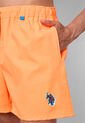 Traje de Baño U.S. POLO ASSN. Naranja Neón de US Polo Assn