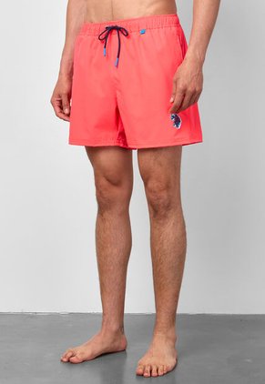 Traje de Baño U.S. POLO ASSN. Fucsia Neón