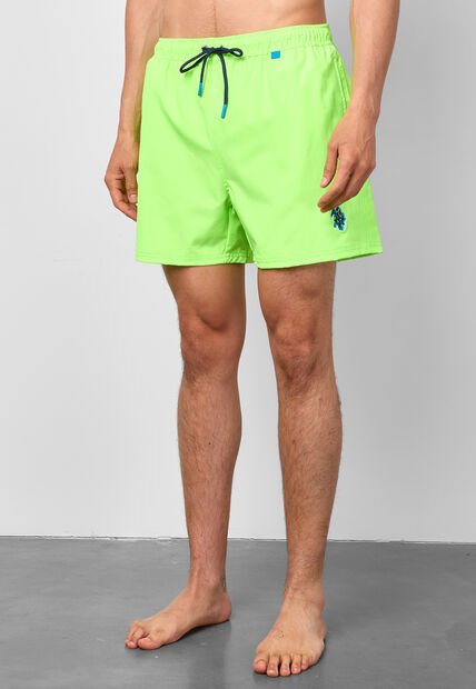 Traje de Baño U.S. POLO ASSN. Verde Neón