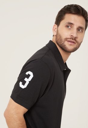 Polo Negro-Blanco Us Polo Assn