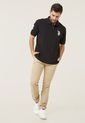 Polo Negro-Blanco Us Polo Assn de US Polo Assn