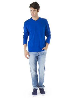 Camiseta Manga Larga US POLO ASSN Azul Rey