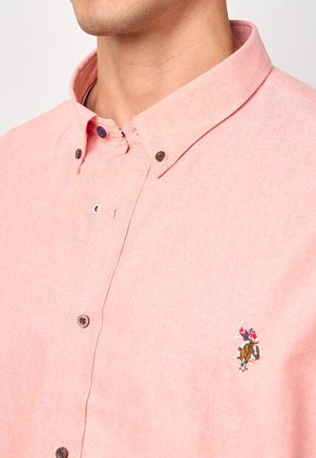 Camisa U.S. POLO ASSN. Salmón