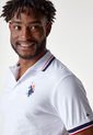 Camiseta Polo Blanco-Azul-Rojo Us Polo Assn de US Polo Assn