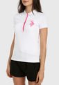 Polo Blanco-Rosado Us Polo Assn de US Polo Assn